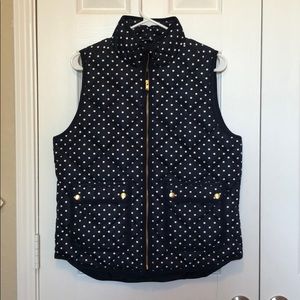 J. Crew Navy Vest-Size Medium